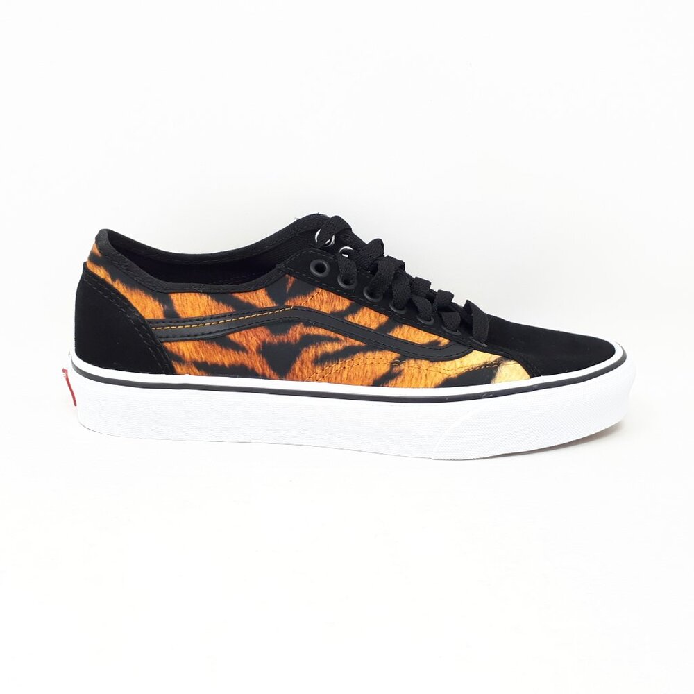 Vans Old Skool Tapered Skate Authentic Shoe Sneaker Tiger Leopard Print Womens